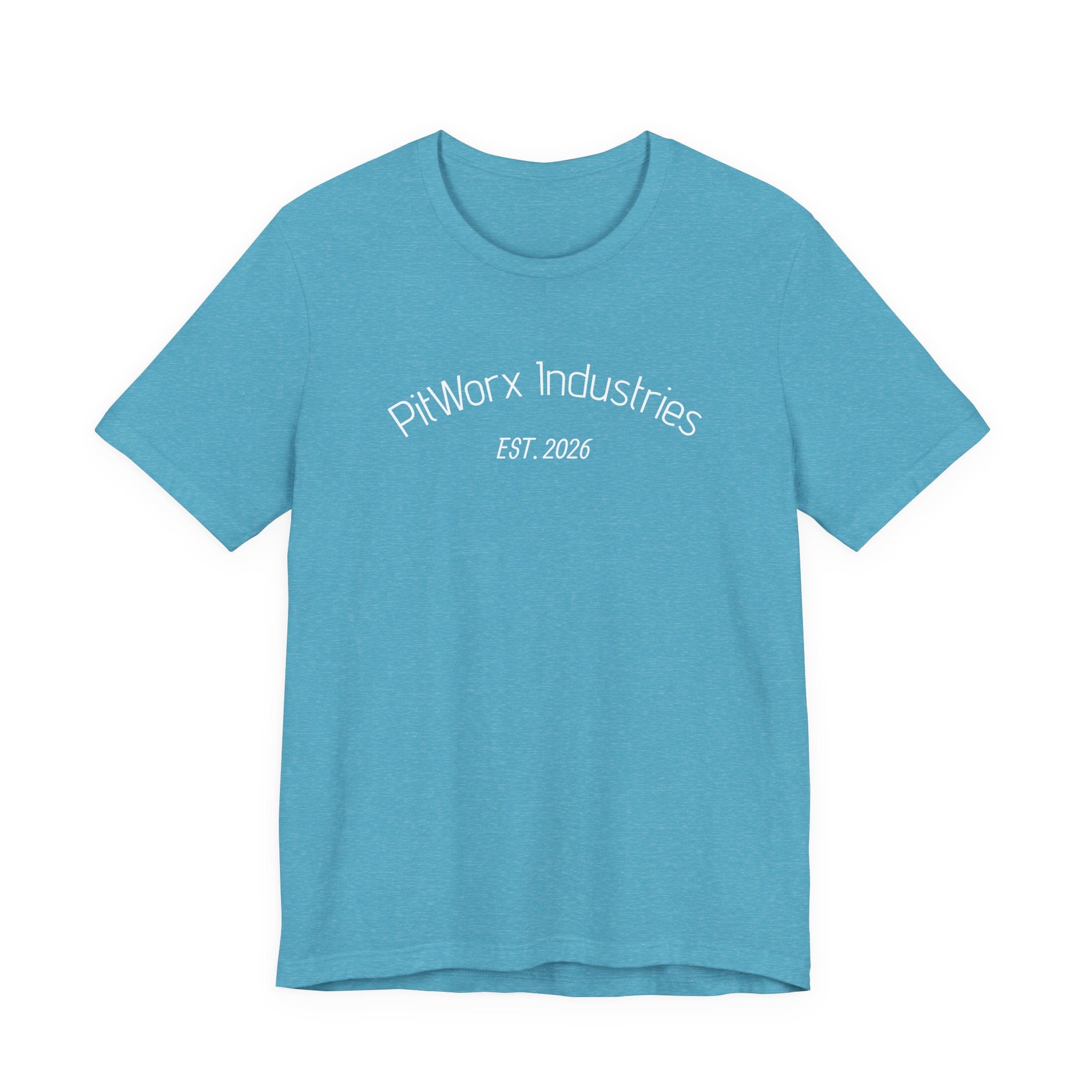 PitWorx Industries T‑Shirt – 'EST. 2026' Minimal Logo Tee