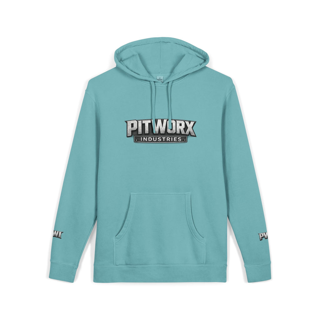 Pitworx Industries Logo - Pigment Hoodie