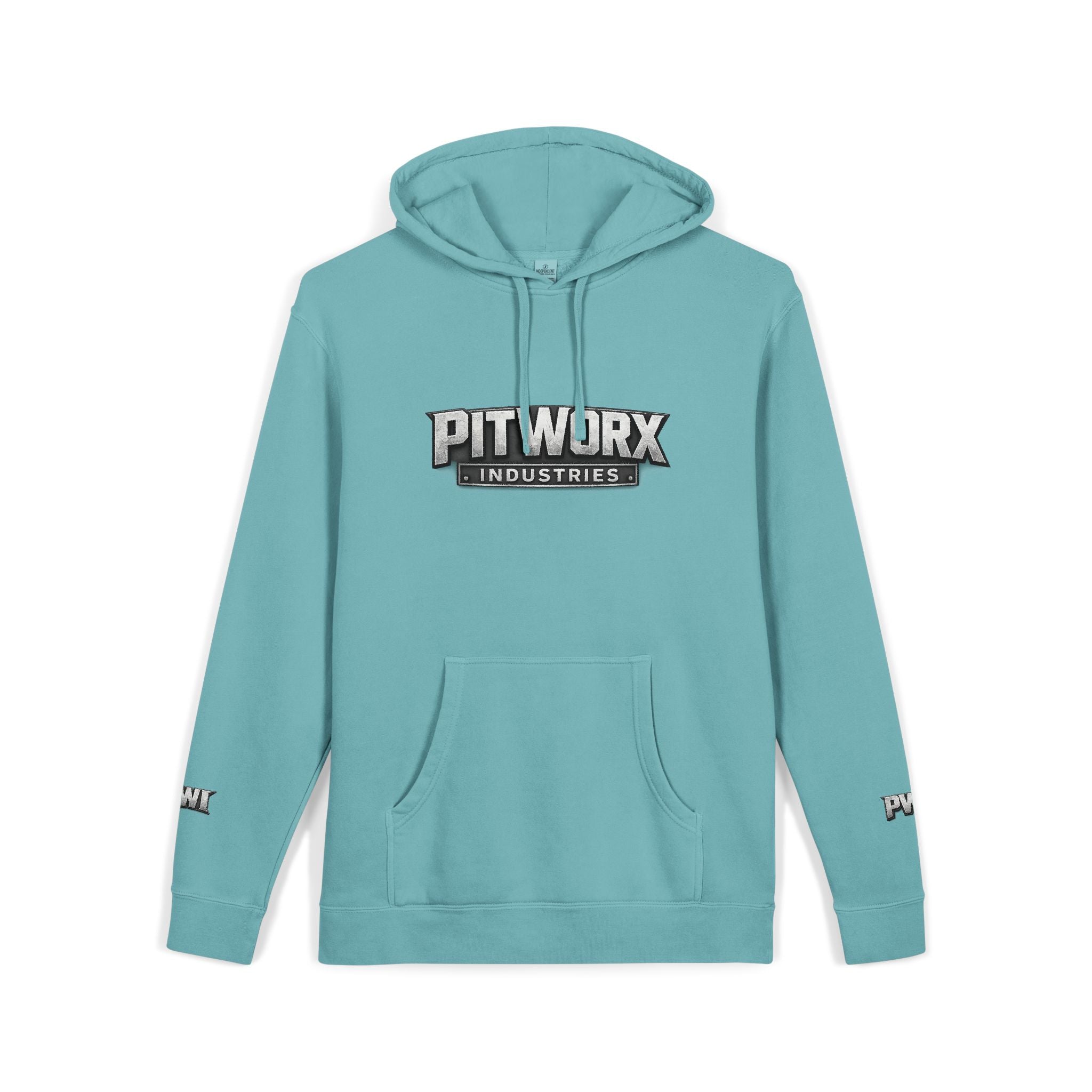 Pitworx Industries Logo - Pigment Hoodie