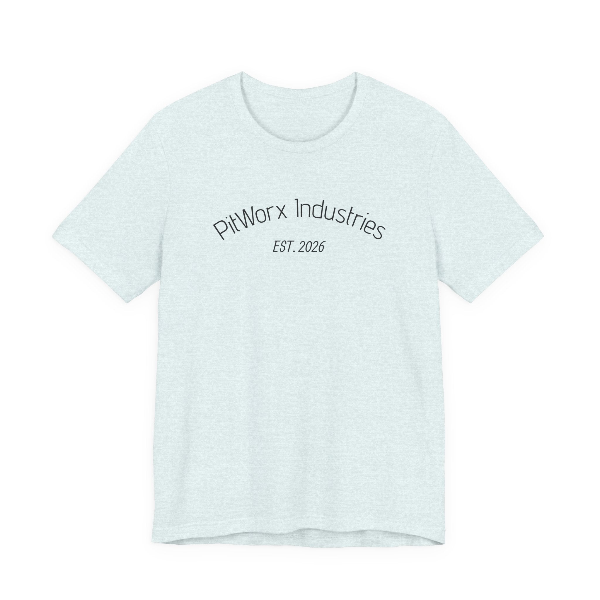 PitWorx Industries T‑Shirt – 'EST. 2026' Minimal Logo Tee