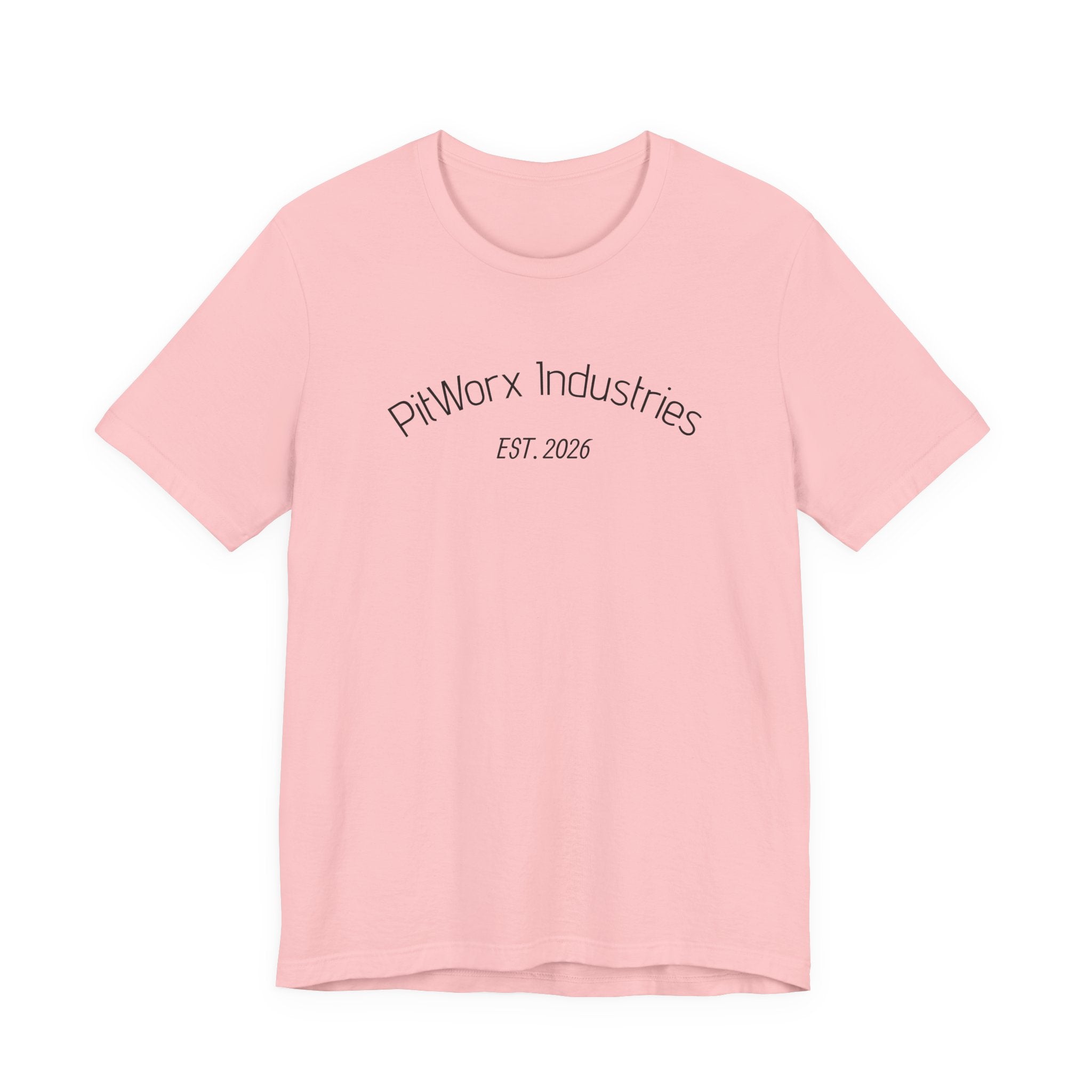 PitWorx Industries T‑Shirt – 'EST. 2026' Minimal Logo Tee