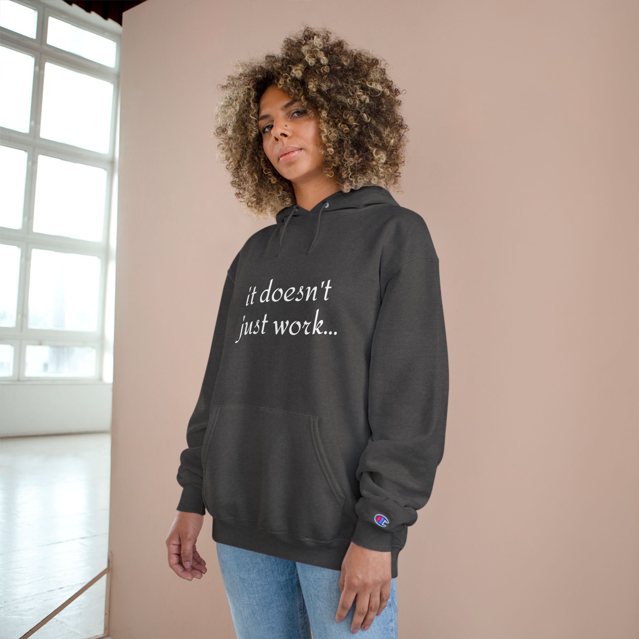 Champion x Pitworx Slogan Hoodie