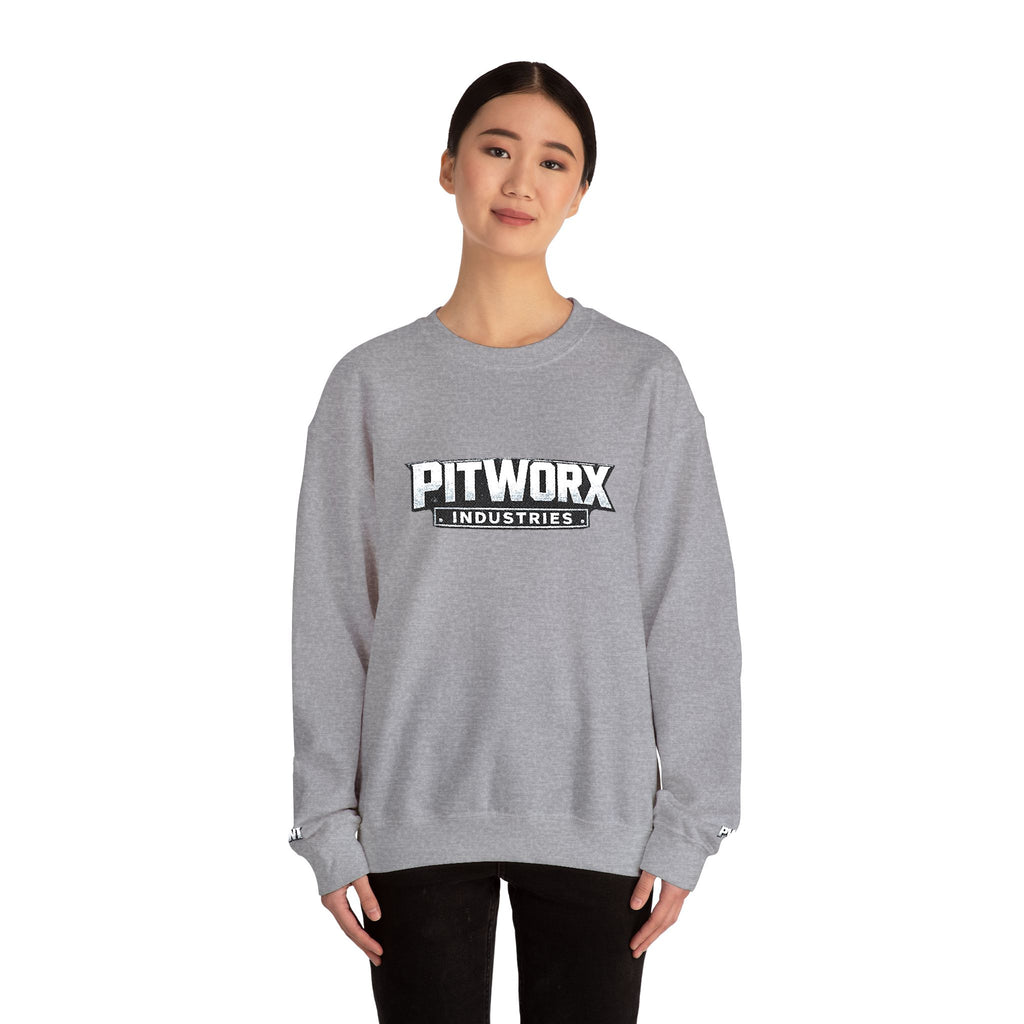Pitworx Industries Embroidered Crewneck Sweatshirt