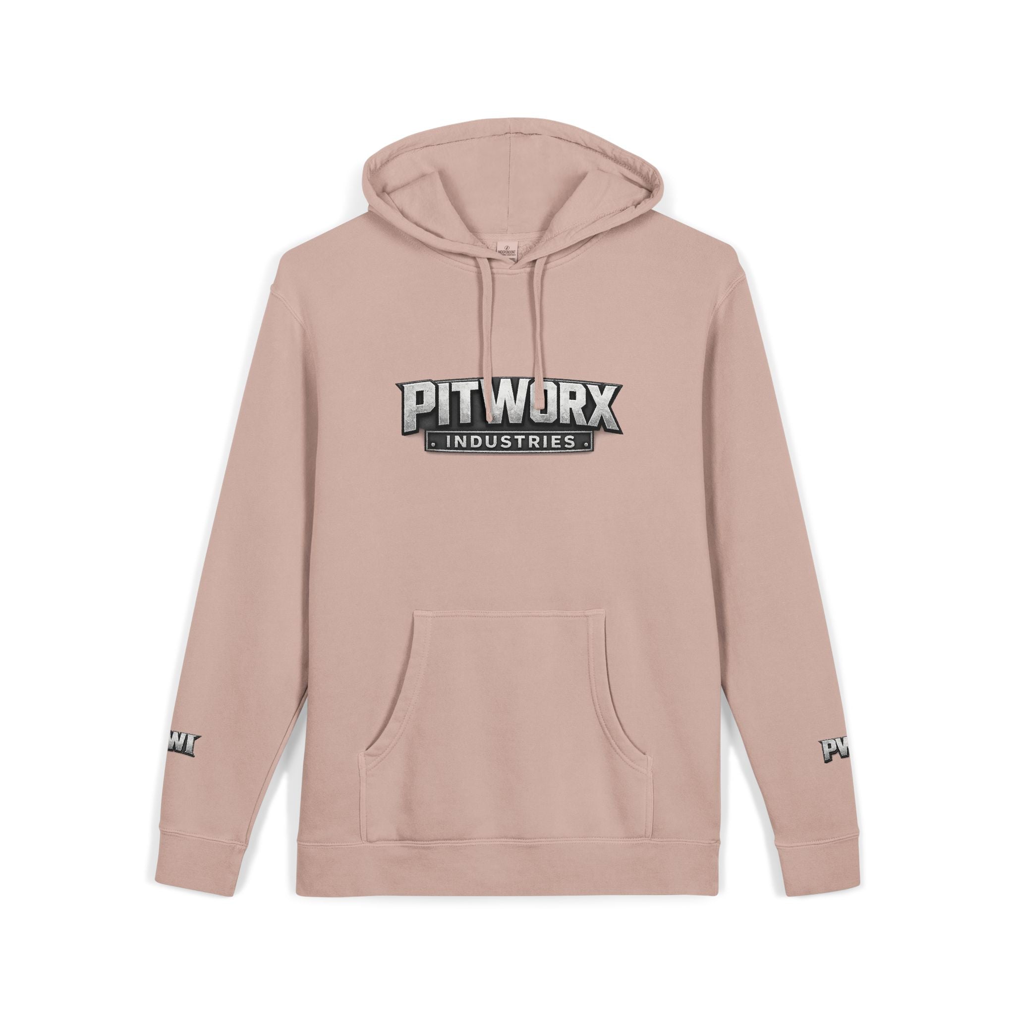 Pitworx Industries Logo - Pigment Hoodie