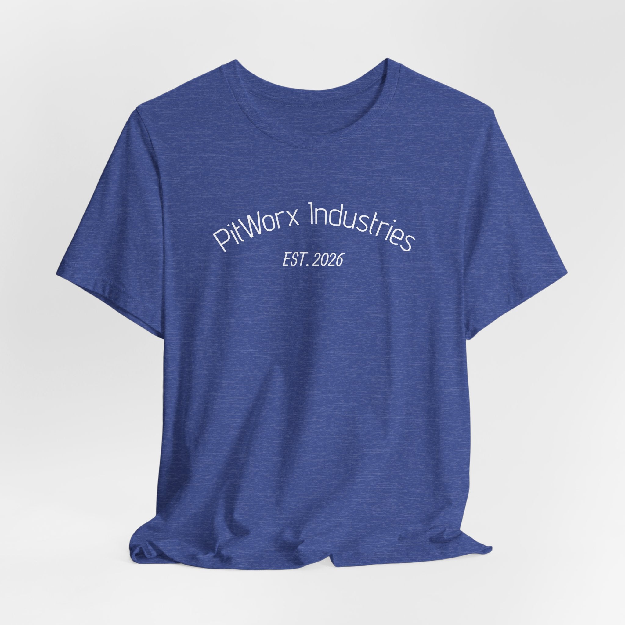 PitWorx Industries T‑Shirt – 'EST. 2026' Minimal Logo Tee