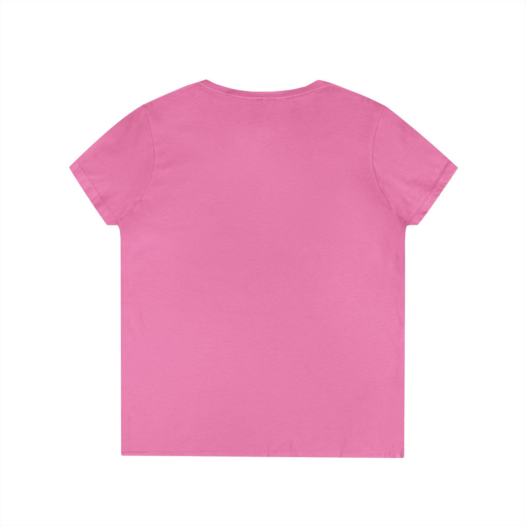 Pitworx Industries Logo Ladies' V-Neck T-Shirt