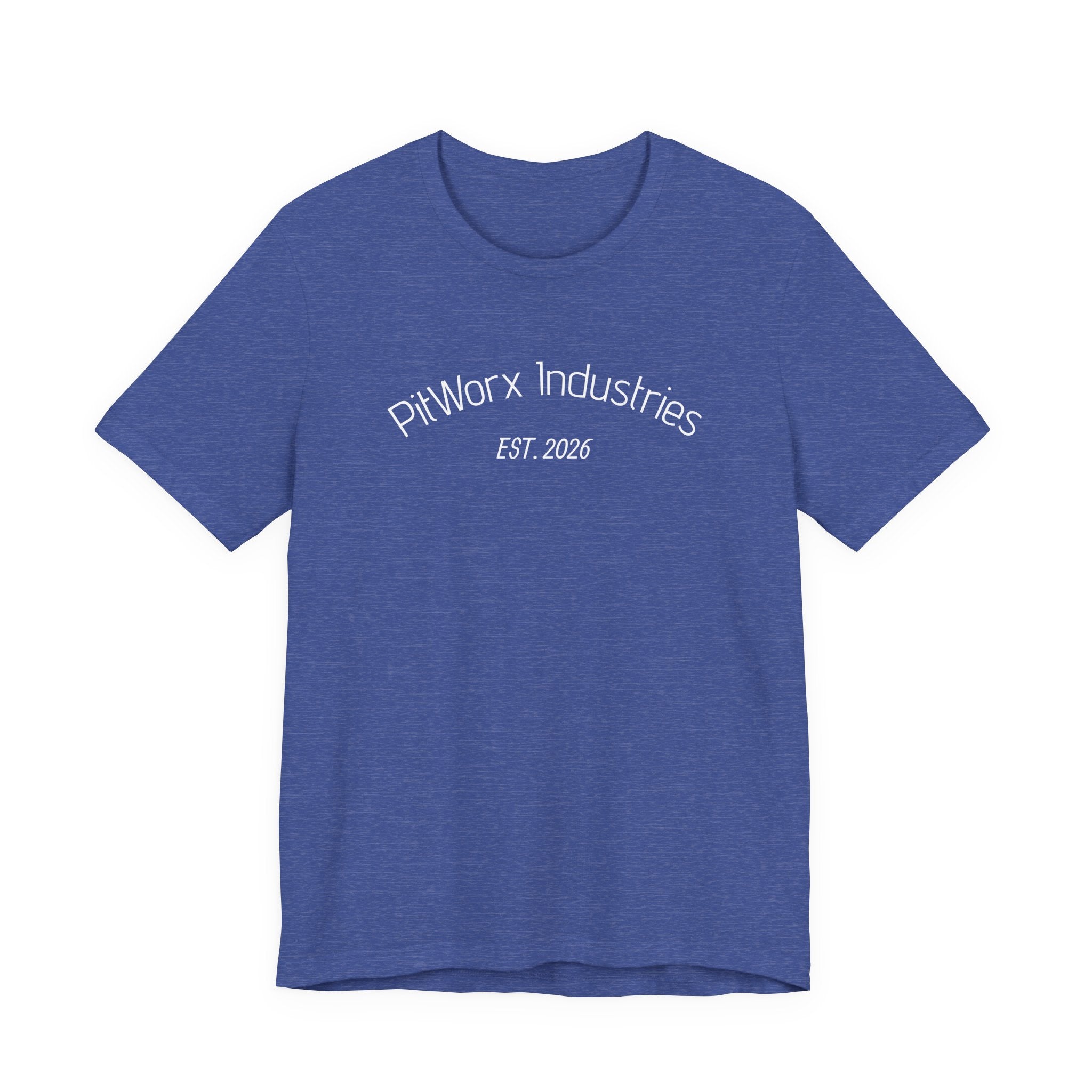 PitWorx Industries T‑Shirt – 'EST. 2026' Minimal Logo Tee