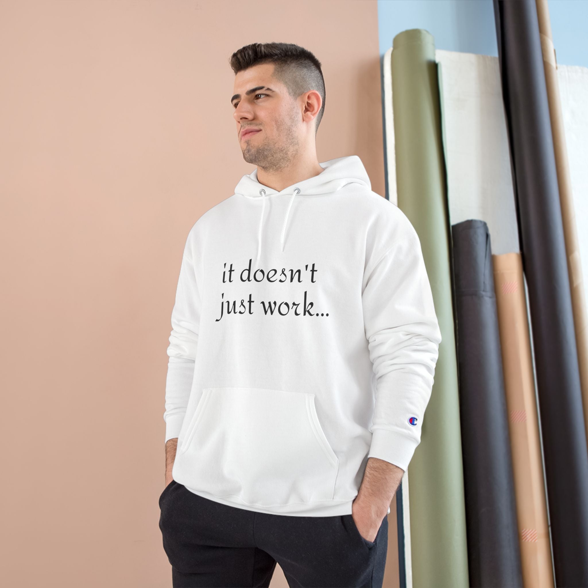 Champion x Pitworx Slogan Hoodie