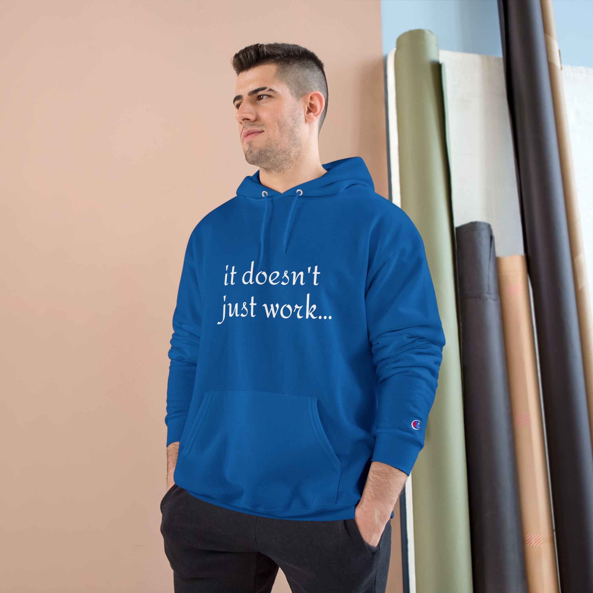 Champion x Pitworx Slogan Hoodie