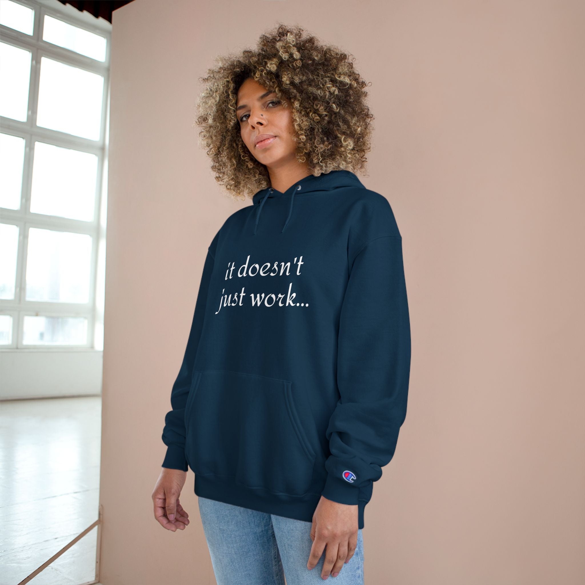 Champion x Pitworx Slogan Hoodie