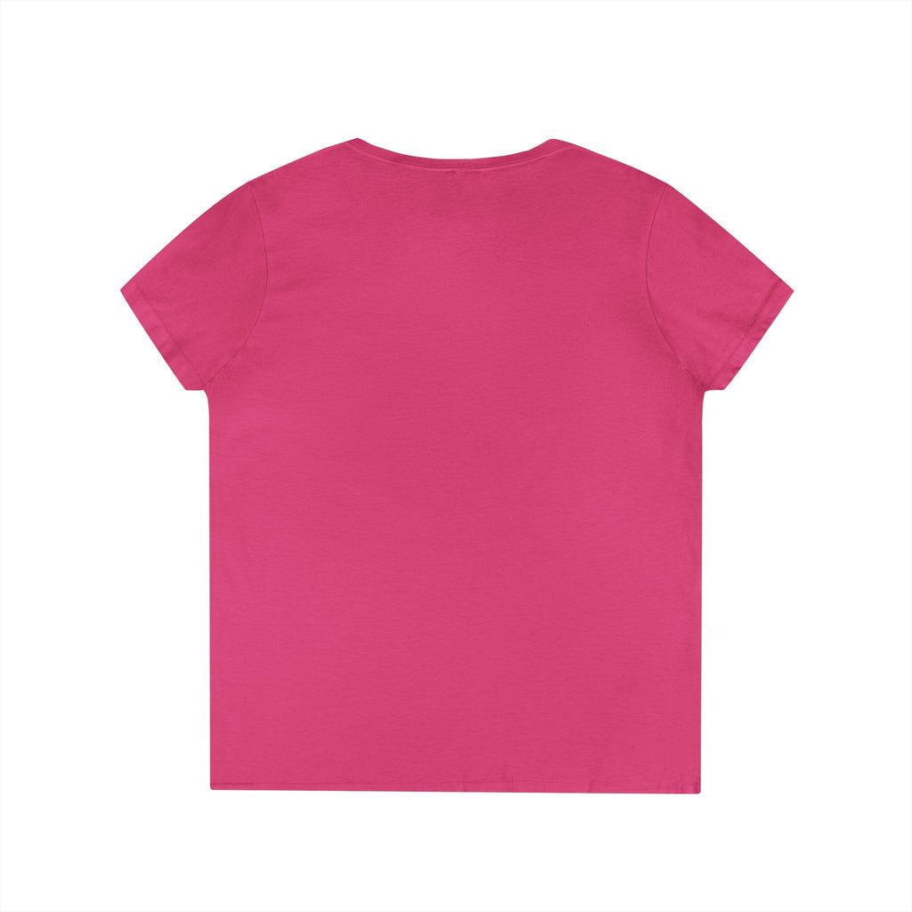 Pitworx Industries Logo Ladies' V-Neck T-Shirt