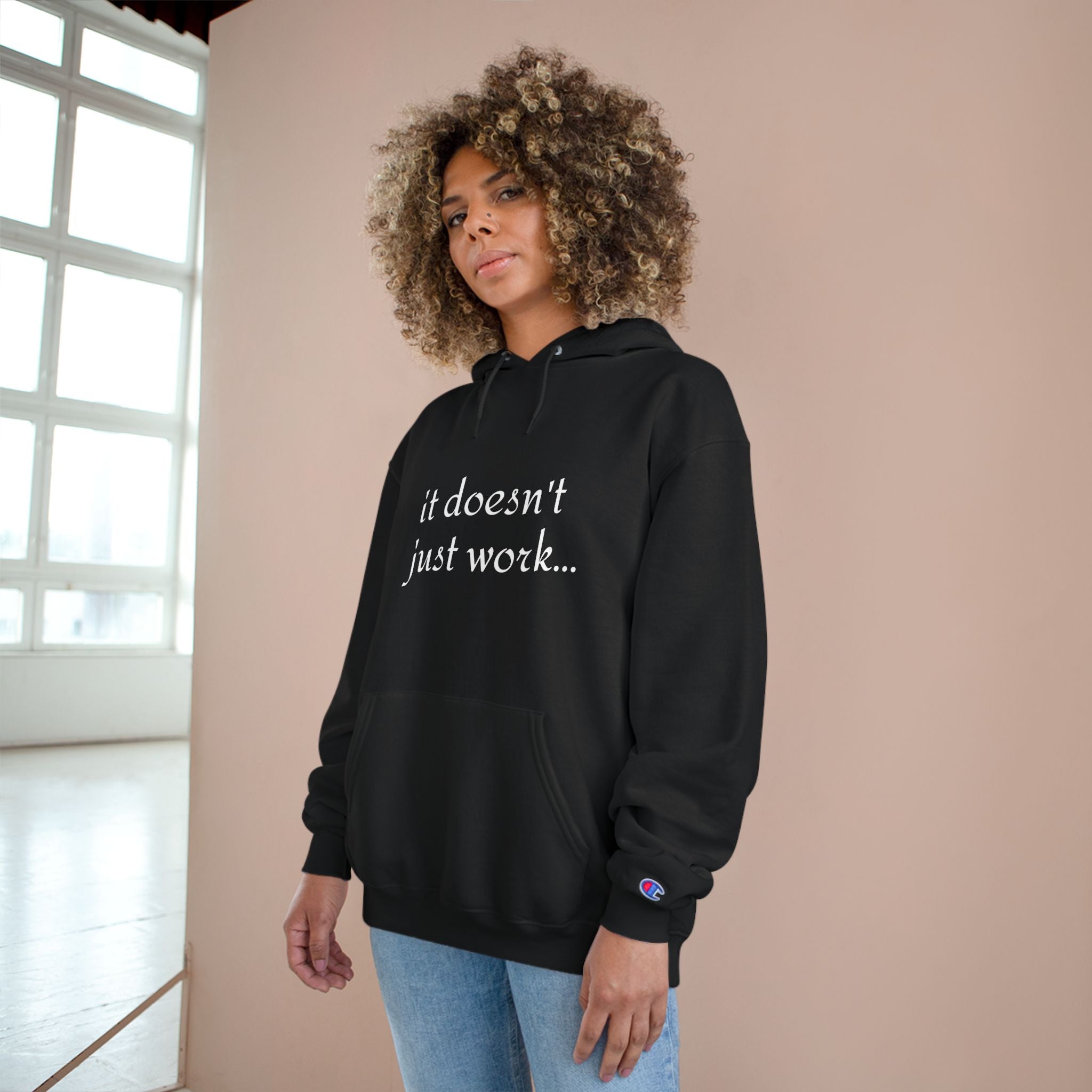 Champion x Pitworx Slogan Hoodie