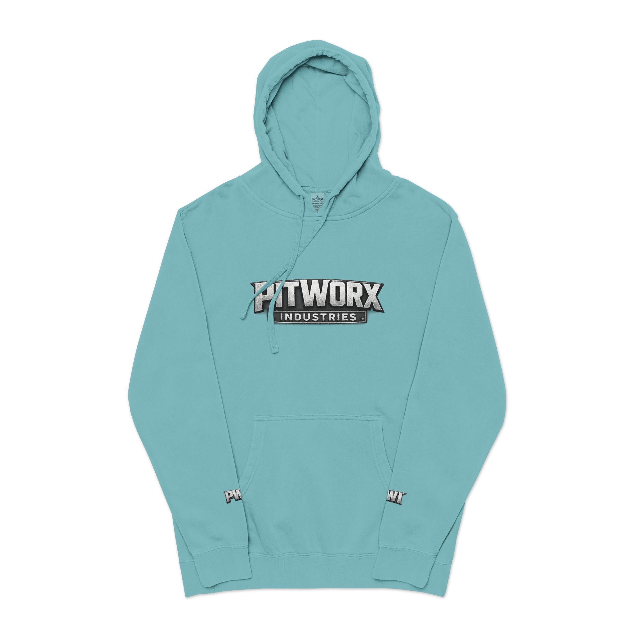 Pitworx Industries Logo - Pigment Hoodie