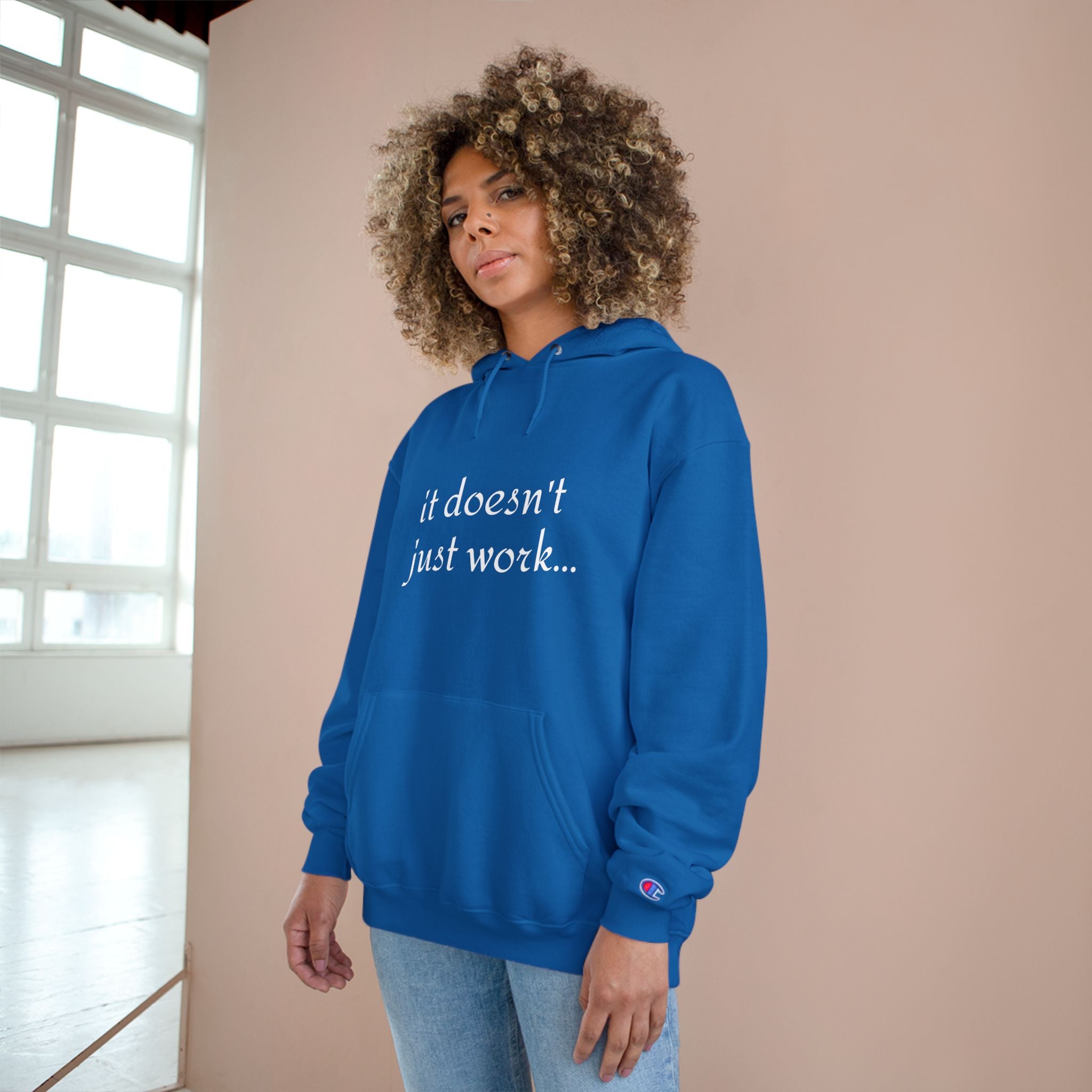 Champion x Pitworx Slogan Hoodie