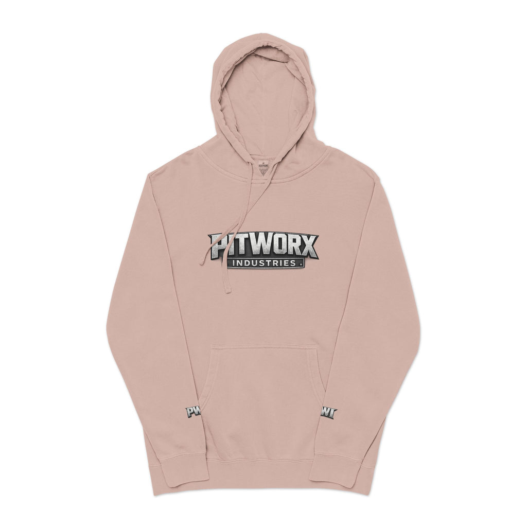 Pitworx Industries Logo - Pigment Hoodie
