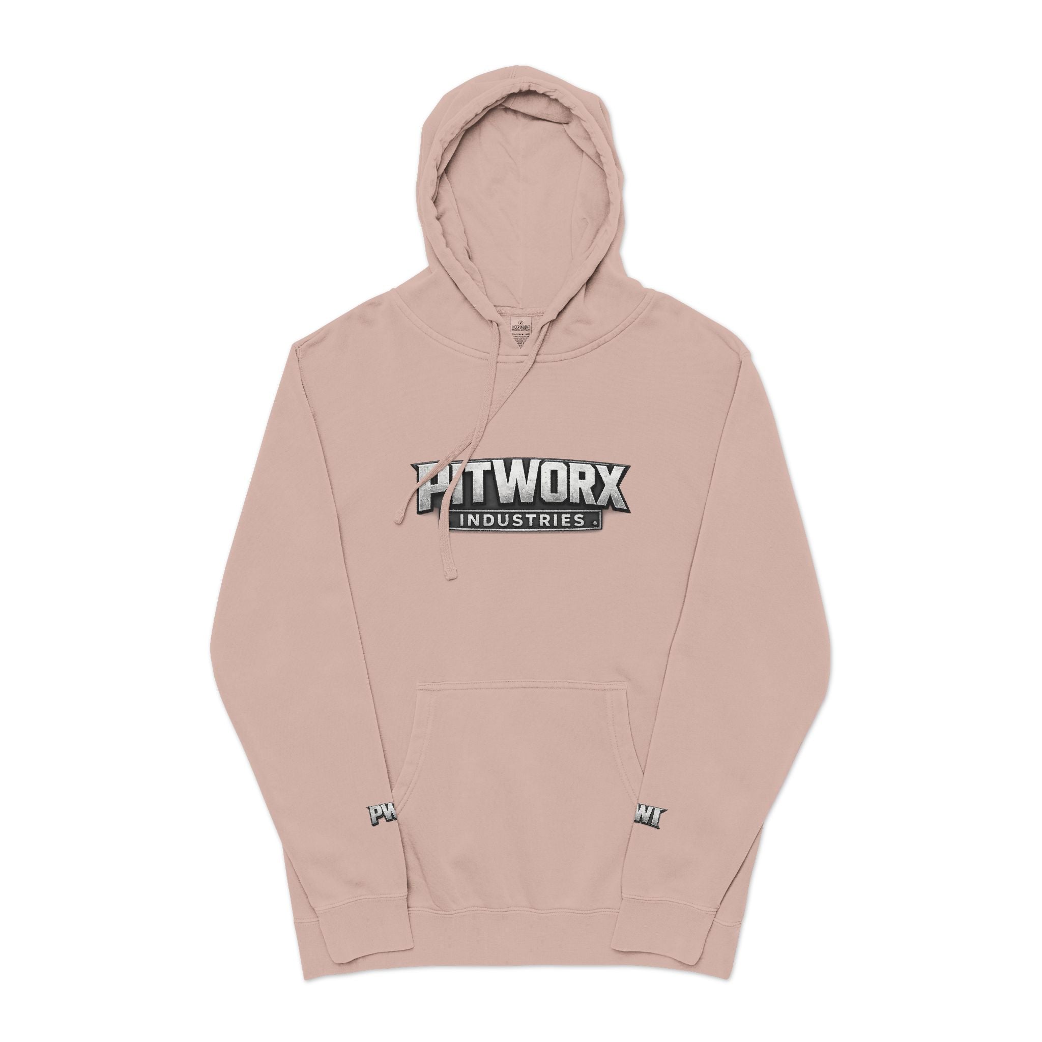 Pitworx Industries Logo - Pigment Hoodie
