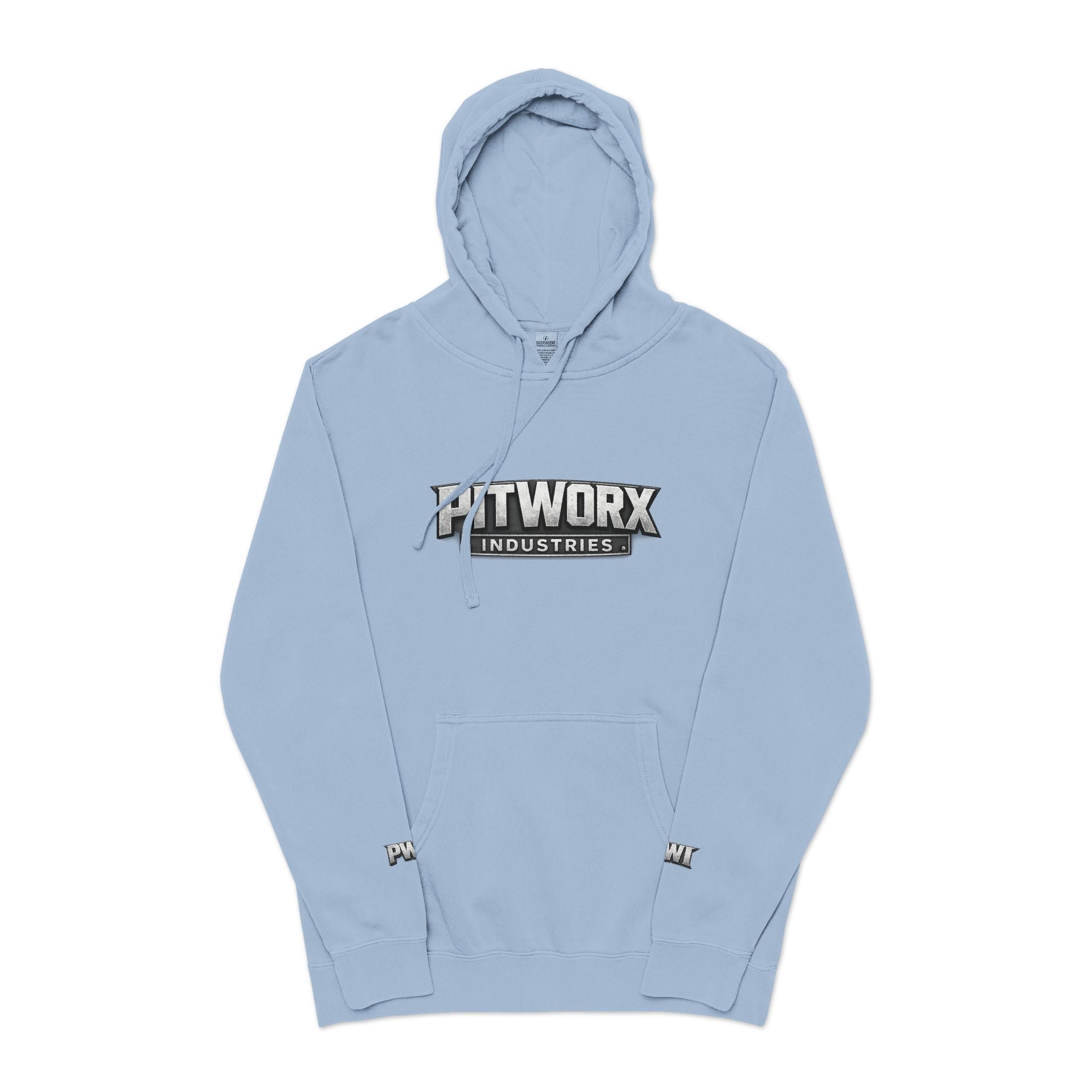 Pitworx Industries Logo - Pigment Hoodie