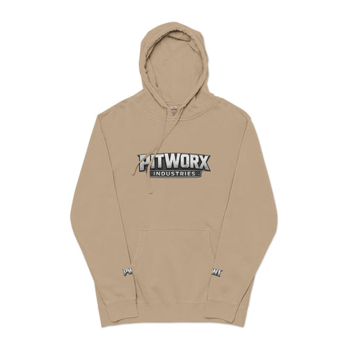Pitworx Industries Logo - Pigment Hoodie