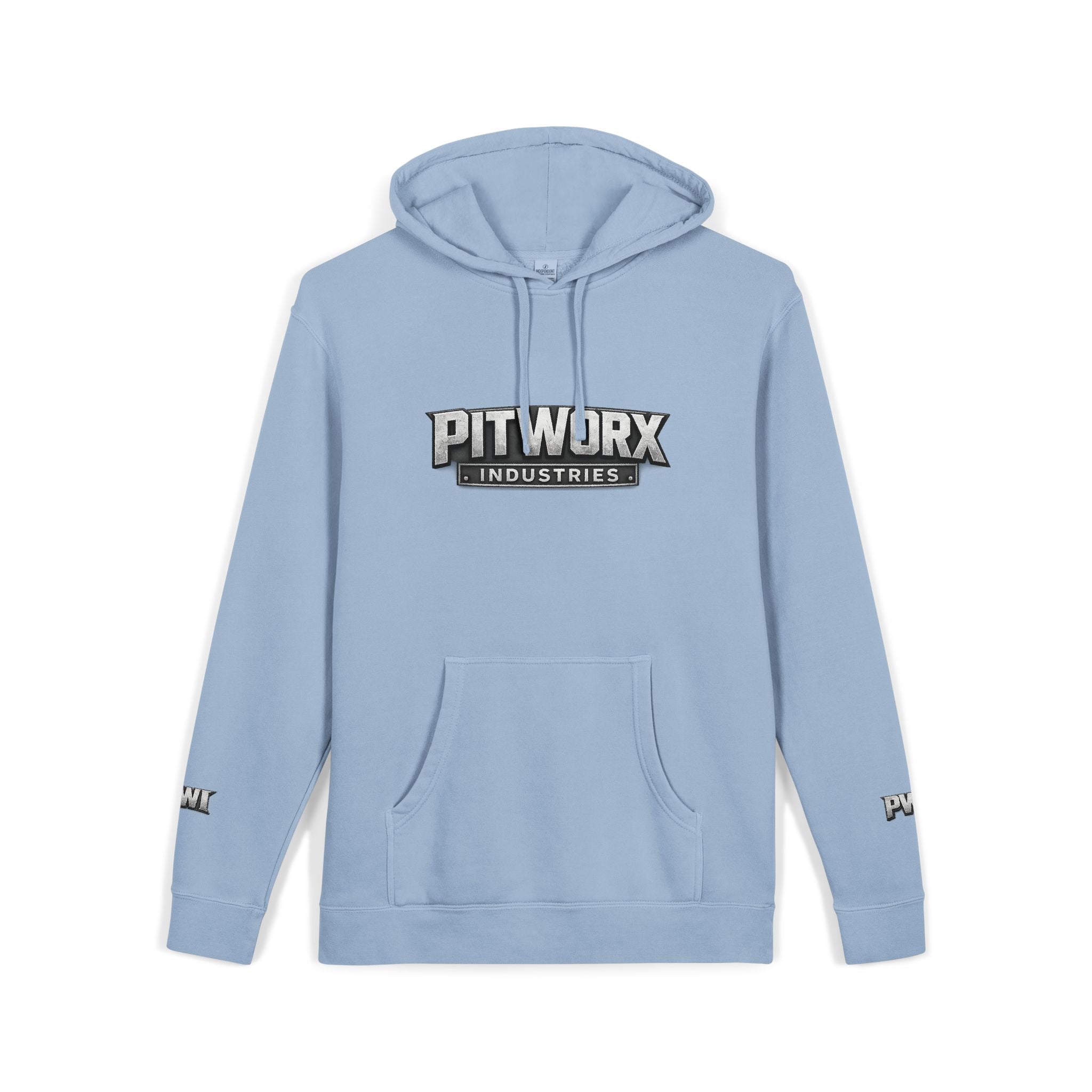 Pitworx Industries Logo - Pigment Hoodie