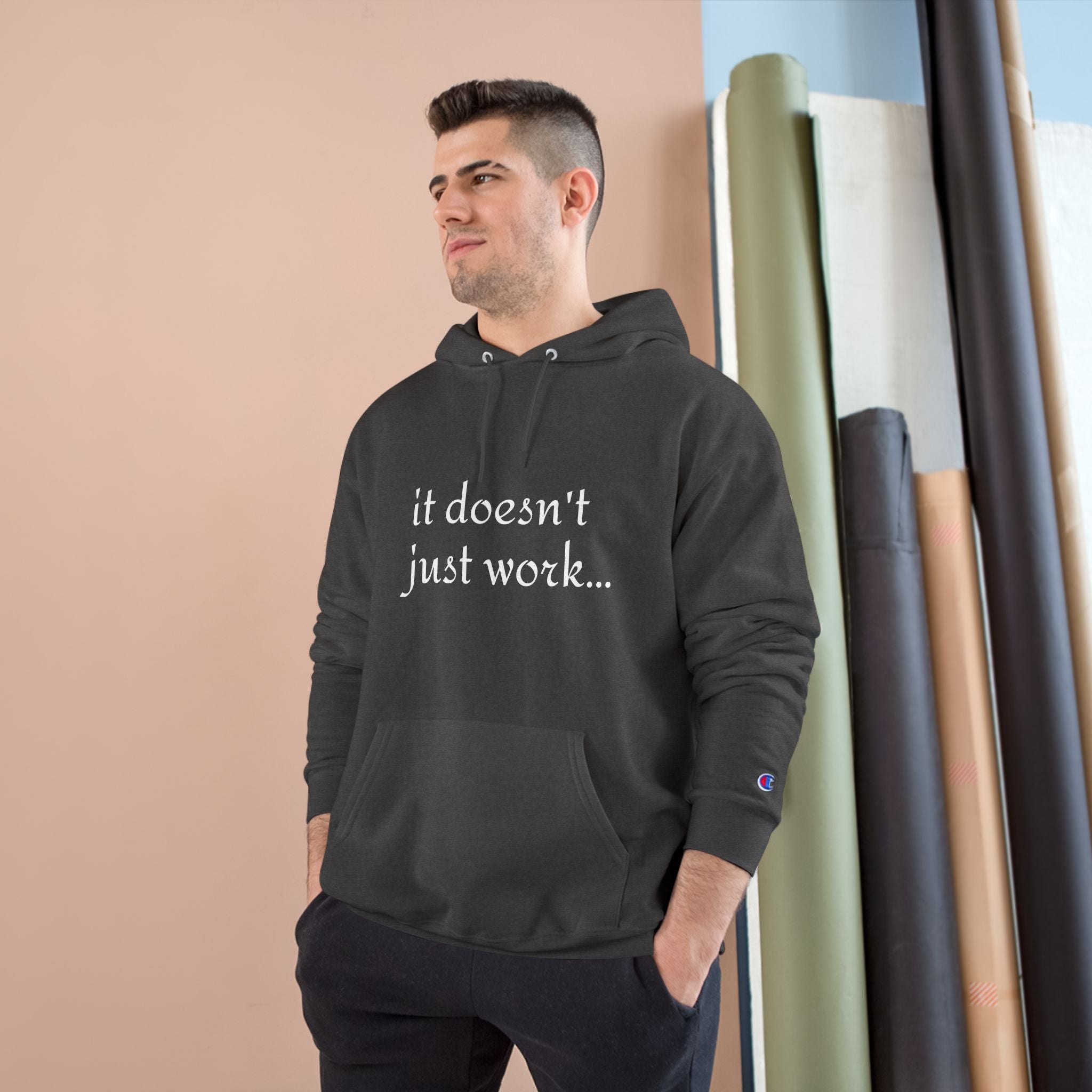 Champion x Pitworx Slogan Hoodie