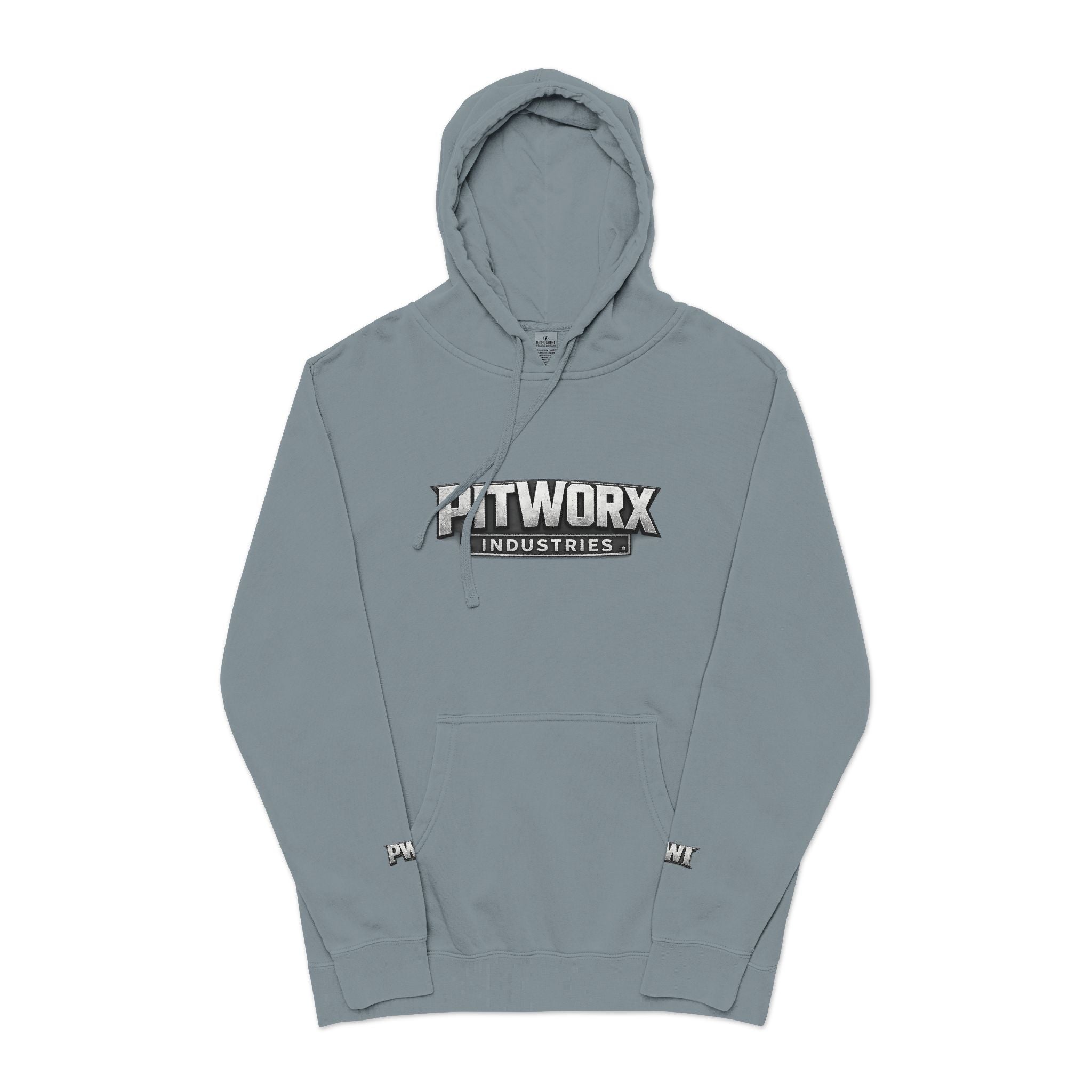 Pitworx Industries Logo - Pigment Hoodie